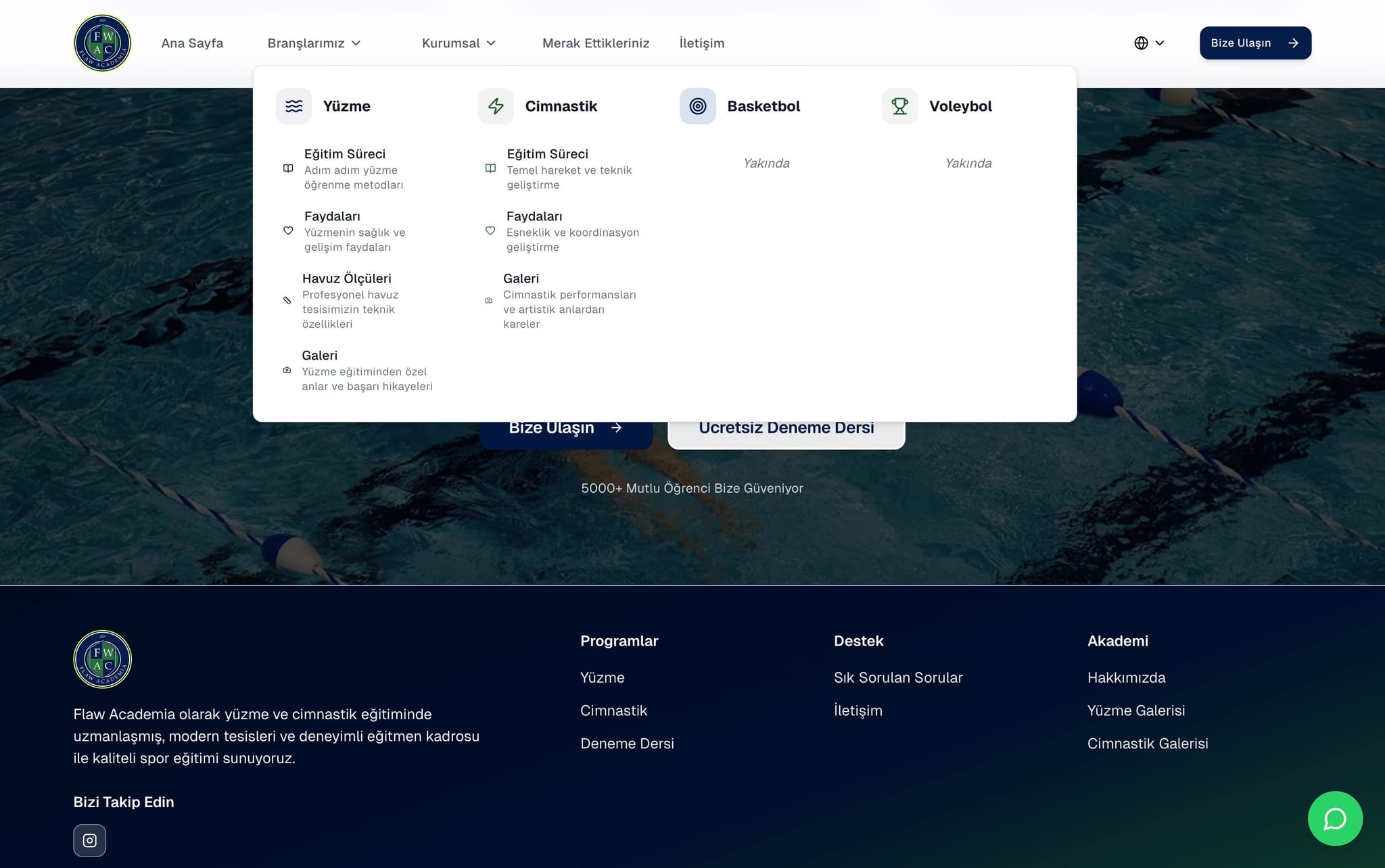 Flaw Academia projesi görsel 4 - Web Geliştirme galeri