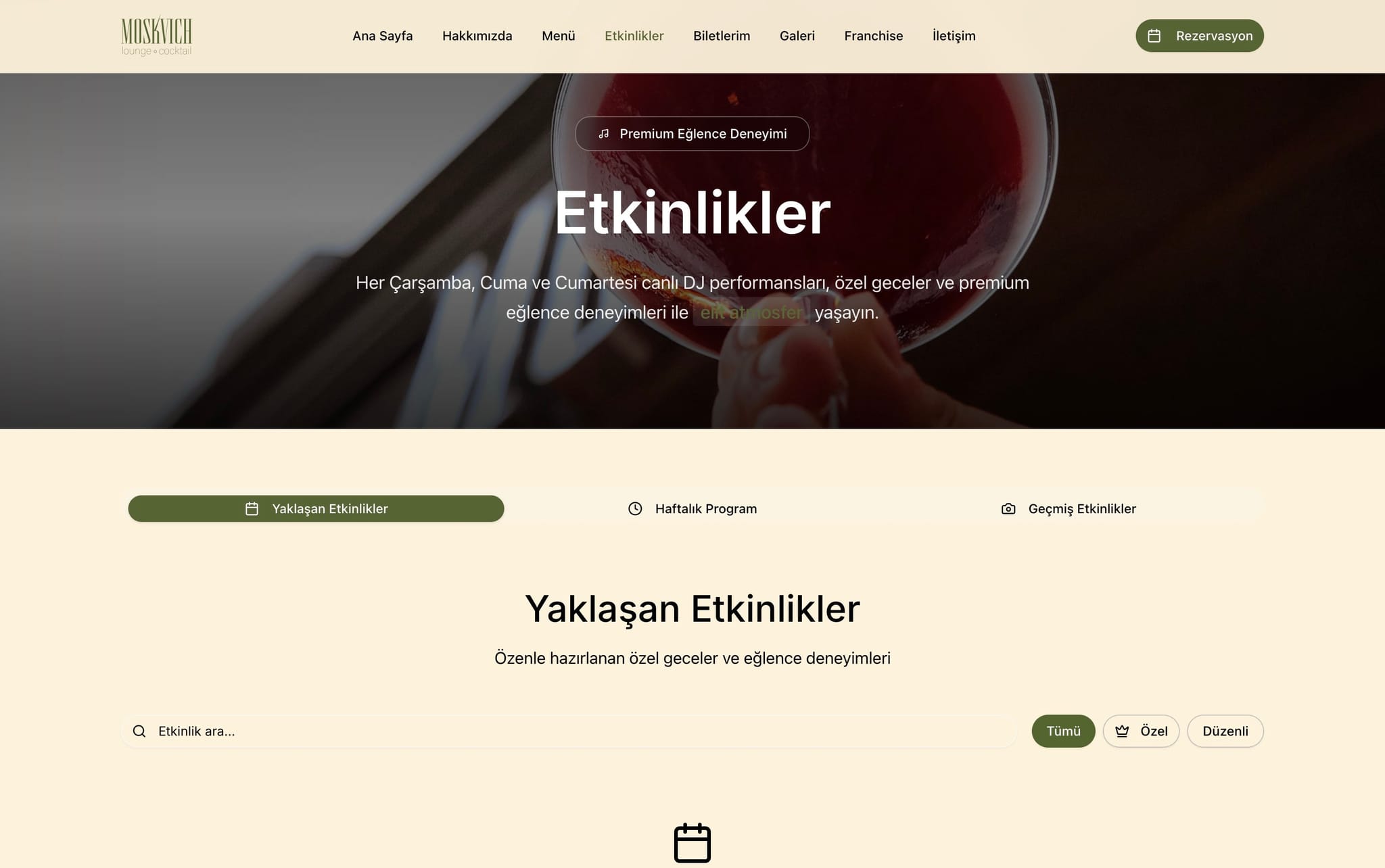 Moskvich Lounge projesi görsel 7 - Web Geliştirme galeri