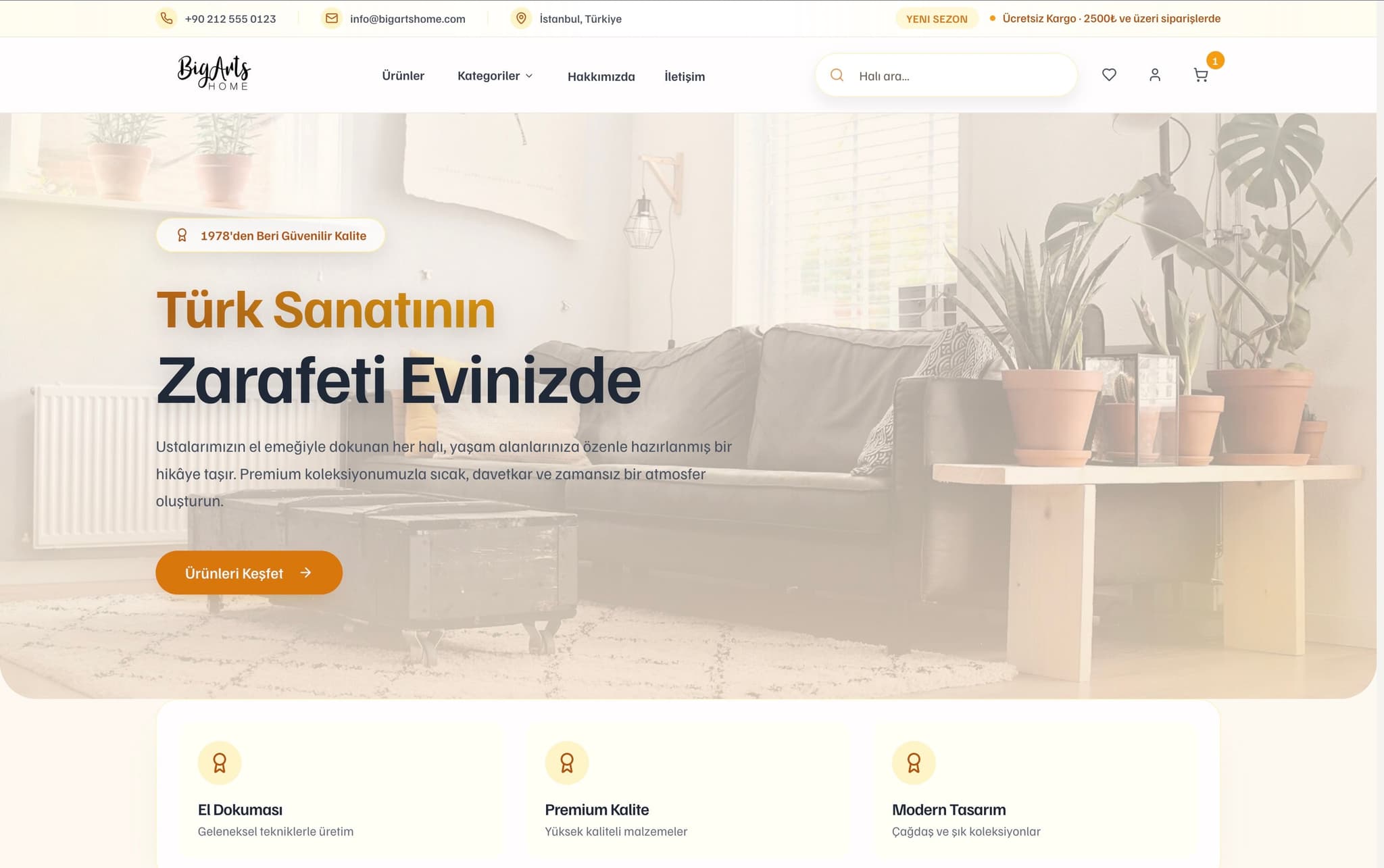 BigArts Home projesi - Kodlayanlar yazılım ajansı tarafından geliştirilen Full Stack çözümü